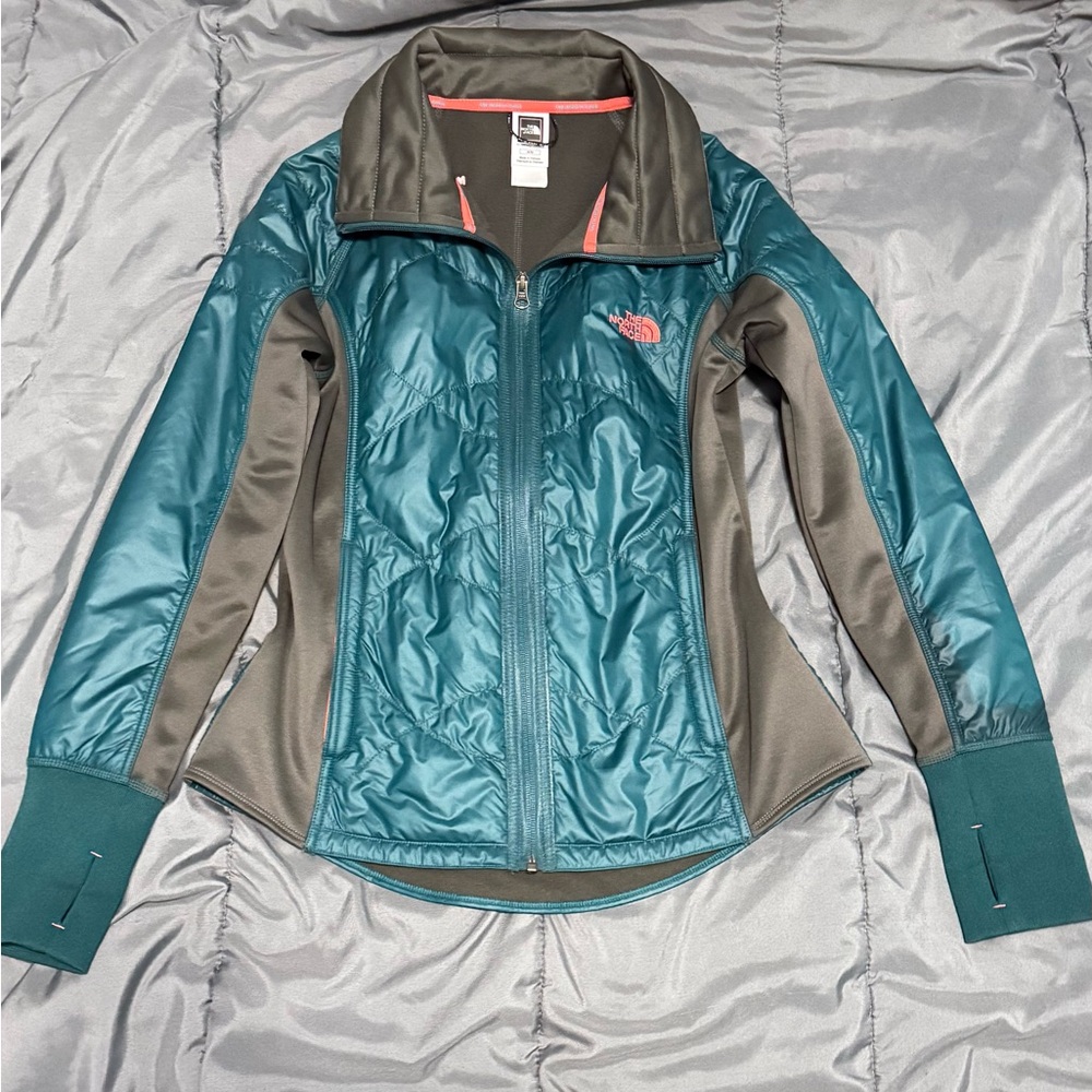 The North Face Ski & Snow Jacket Blue and Gray Water-Resistant